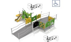 Daugiafunkcis įrenginys neįgaliųjų vežimėliams su muzikinėmis plokštėmis Inter-Play 3