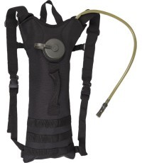 BLACK BASIC WATER PACK WITH STRAPS