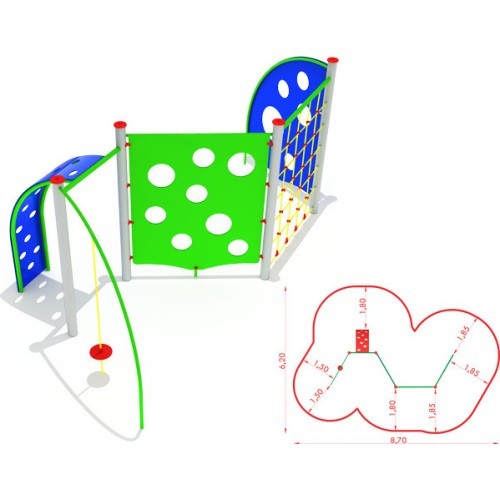 Metal Climbing Set Model CM-0213