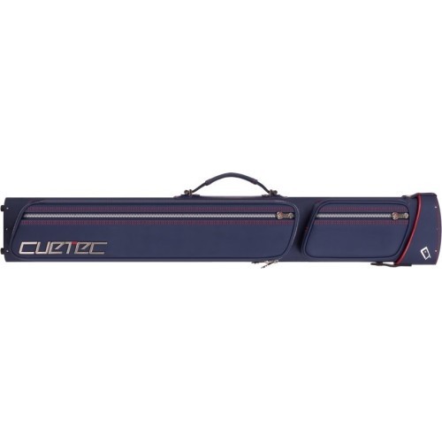 Biliardo lazdų dėklas Cuetec Pro Line, tamsiai mėlynas, 2x4, 85 cm