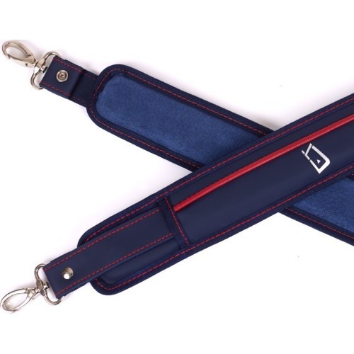 Biliardo lazdų dėklas Cuetec Pro Line, tamsiai mėlynas, 2x4, 85 cm