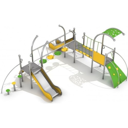 Playground Climbing Frame Inter-Play Dometo 3-1