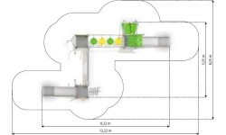 Playground Climbing Frame Inter-Play Domo 3-1