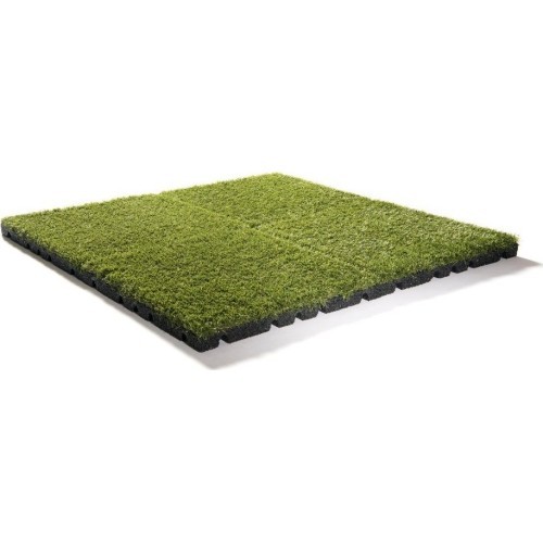 Artificial grass rubber mat – square