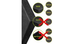 Artificial grass rubber mat – square