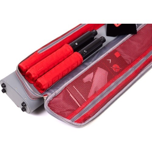 Жёсткий кейс для бильярдного кия Cuetec Pro Line, Speed Gray, 2x4, 85 см