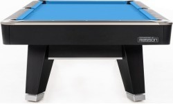 Biliardo stalas Pool Mr-Sung ACURRA by Rasson, 9 ft, matinis juodas (Strong Black), Simonis 760 gelbgrün