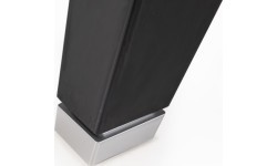 Бильярдный стол Pool Mr-Sung ACURRA by Rasson, 9 ft, матовый черный (Strong Black), Simonis 760 gelbgrün