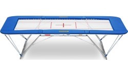 ULTIMATE COMPETITION TRAMPOLINE ONLY - 6 x 4 mm BED - PADDING 50 mm - LIFTING ROLLER STANDS