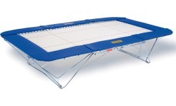 Batutas Grand Master, 45 x 45 mm tinklas, keliami voleliniai stovai „Safe & Comfort“