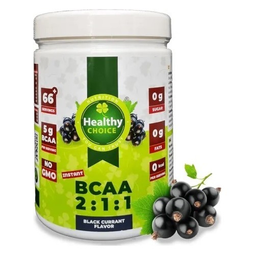 BCAA Healthy Choice, Black Currant Flavor, 400g 