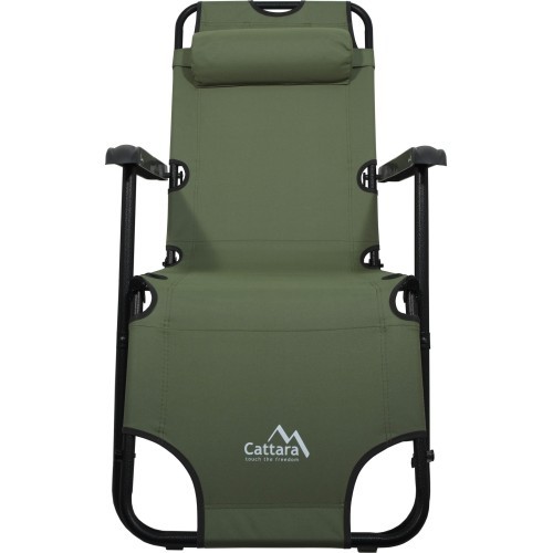 Stovyklavimo gultas Cattara Comfort, žalias