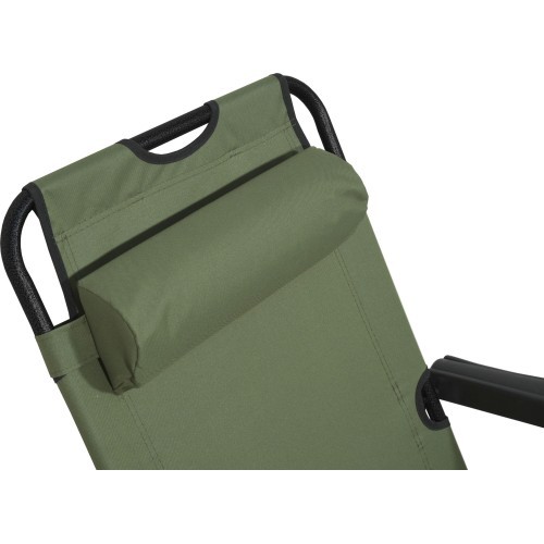 Кемпинговый шезлонг Cattara Comfort, зелёный