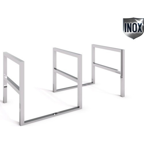 Stainless Steel Bicycle Rack Inter-Play 06