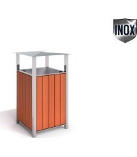 Stainless Steel Trash Bin Inter-Play 01