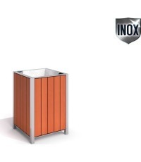 Stainless Steel Trash Bin Inter-Play 02