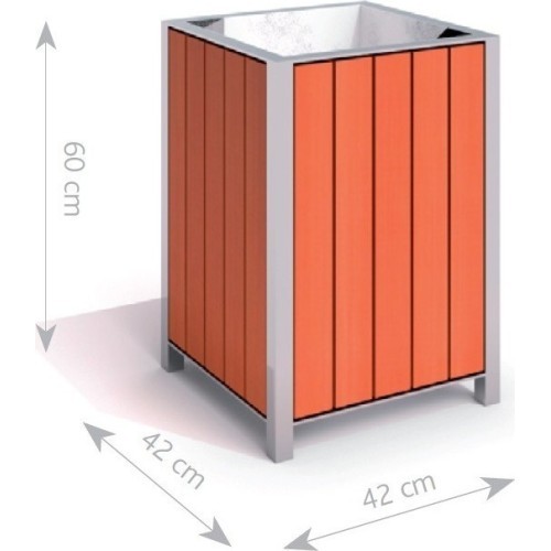 Stainless Steel Trash Bin Inter-Play 02