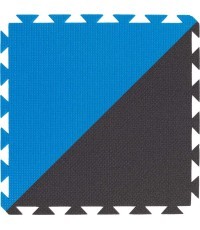 Floor Covering Yate, 43x43x1.0cm, Black/Blue