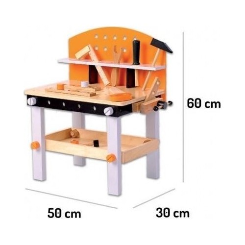 Wooden workshop tool set Ecotoys