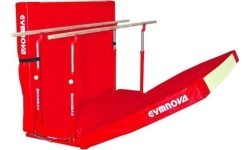Parallel Bars GYMNOVA With Landing Mattress