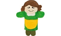 Finger puppets set. Little Red Riding Hood