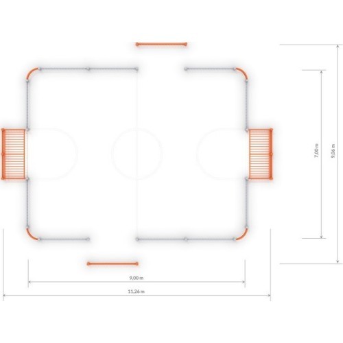 Soccer Ring Inter-Play 4 (9x7m)