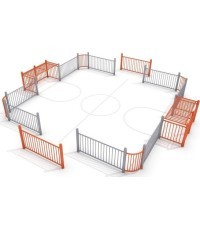 Futbolo vartai Inter-Play 2 (7x7 m)