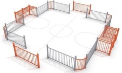 Futbolo vartai Inter-Play 2 (7x7 m)