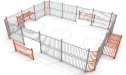 Футбольные ворота Inter-Play 3 (9x7 м)