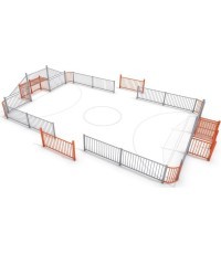 Futbolo vartai Arena Inter-Play 1a (11x7 m)