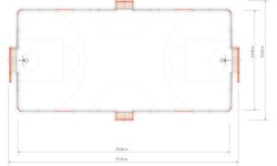 Aikštelė Arena Inter-Play 4 (25x12 m)