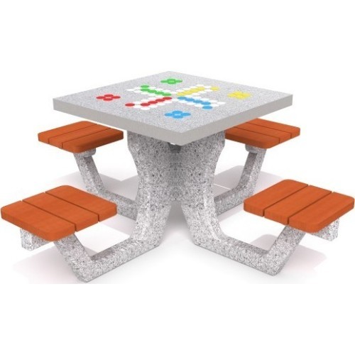 Concrete Table for Ludo Game Inter-Play 01