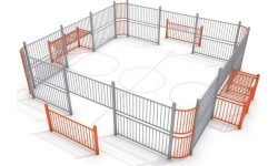 Futbolo vartai Inter-Play 1 (7x7 m)
