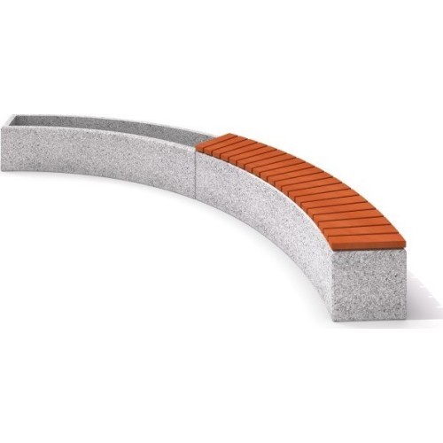Concrete Planter Set with Bench Inter-Play 04