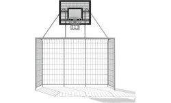 Football Gate with Basket 3x2m Inter-Play
