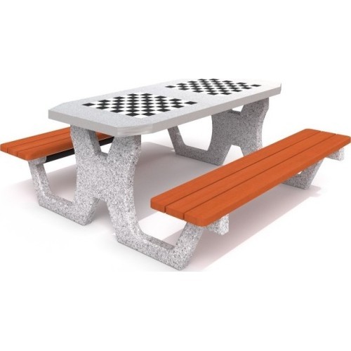 Concrete Table for Chess - Checkers Inter-Play 02