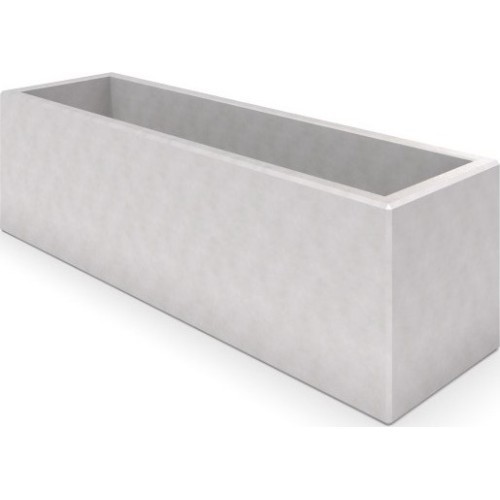 White Concrete Planter Inter-Play Deco 04