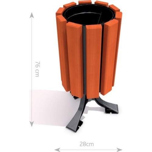 Cast-iron Trash Bin Inter-Play 01