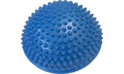 Массажный мяч Yate Spiky Half Ball, 16 см – синий