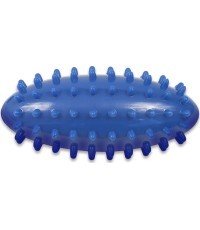 Masažinis kiaušinis Yate Spiky 12,5x4,5 cm, mėlynas