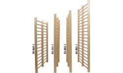 Reabilitacinės dvigubos gimnastikos sienelės Coma-Sport GS-003-1 – 2,56x1,8 m