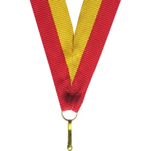 Medal Ribbon V2 Yellow/Red 2cm
