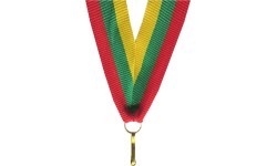 Medal Ribbon V8 Tricolor 1cm