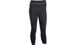 Thermo Pants for Woman AVENTO 0774, Black/Aqua, 42 Size