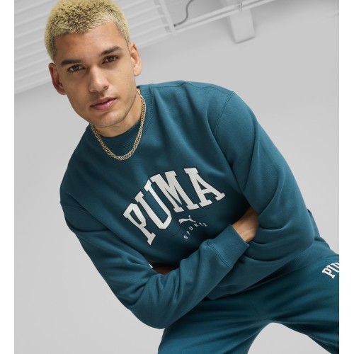 Puma Men's Sweatshirt Squad Crew FL Cold Green 681794 22