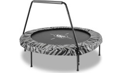 EXIT Tiggy junior trampoline with bar ø140cm - black/grey