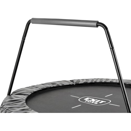 EXIT Tiggy junior trampoline with bar ø140cm - black/grey