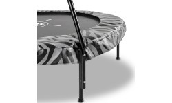 EXIT Tiggy junior trampoline with bar ø140cm - black/grey