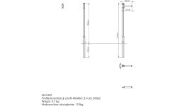 Išorinės atramos atsispaudimams (trumpos) Marbo Sport MO-007