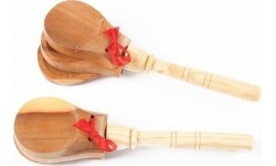 Wood Castnets With Handle Amaya